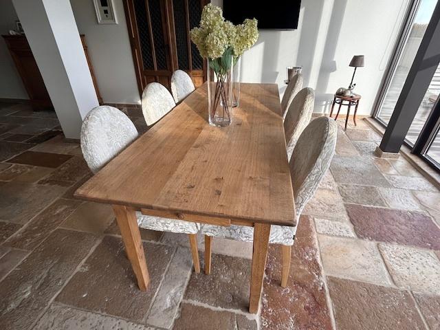 Tafel met 6 stoelen LAVIGNE, Ophalen