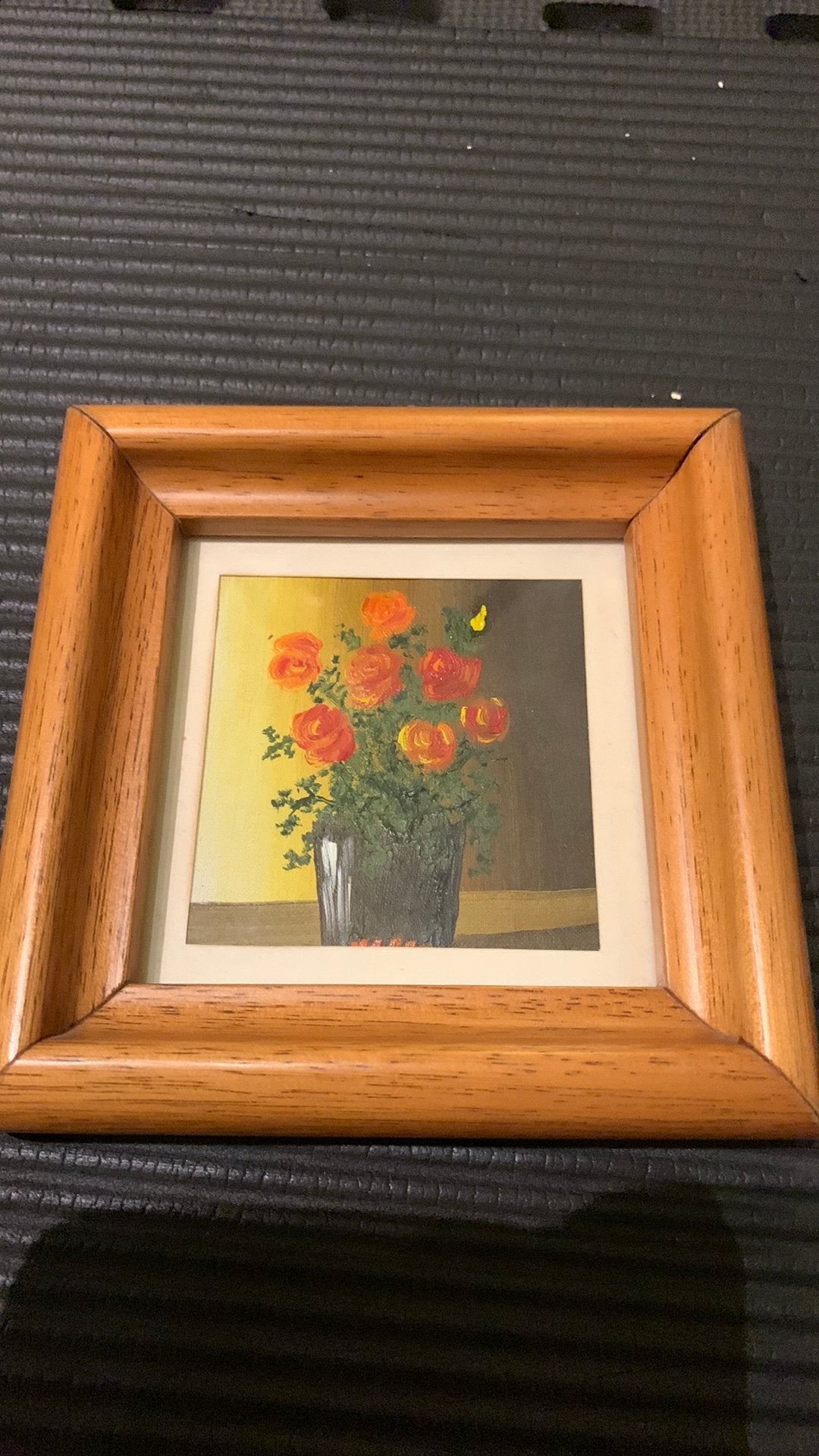 Mini-reproduction 13 x 13 cm, Enlèvement, Fleurs