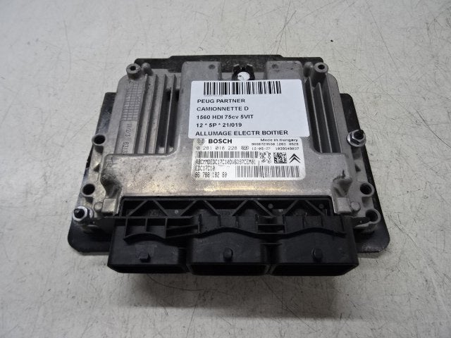 MODULE D ALLUMAGE Partner Tepee (7A / B/C/D/E/F/G/J/P/S), Utilisé, Peugeot