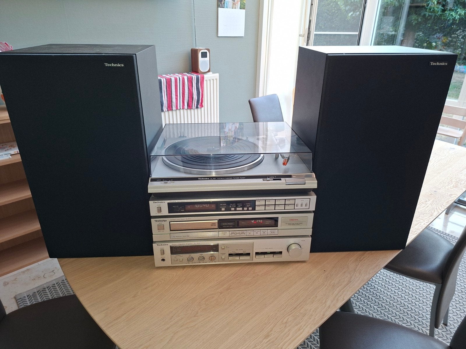 Technics stereo keten van 1980..., TV, Hi-fi & Vidéo, Chaîne Hi-fi, Enlèvement