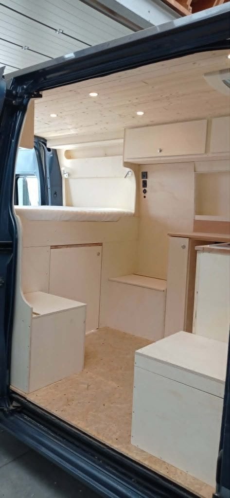 nieuw ingerichte campervan Renault Master, Autos, Renault, Entreprise, Master, ABS, Airbags, Verrouillage central, Rétroviseurs électriques
