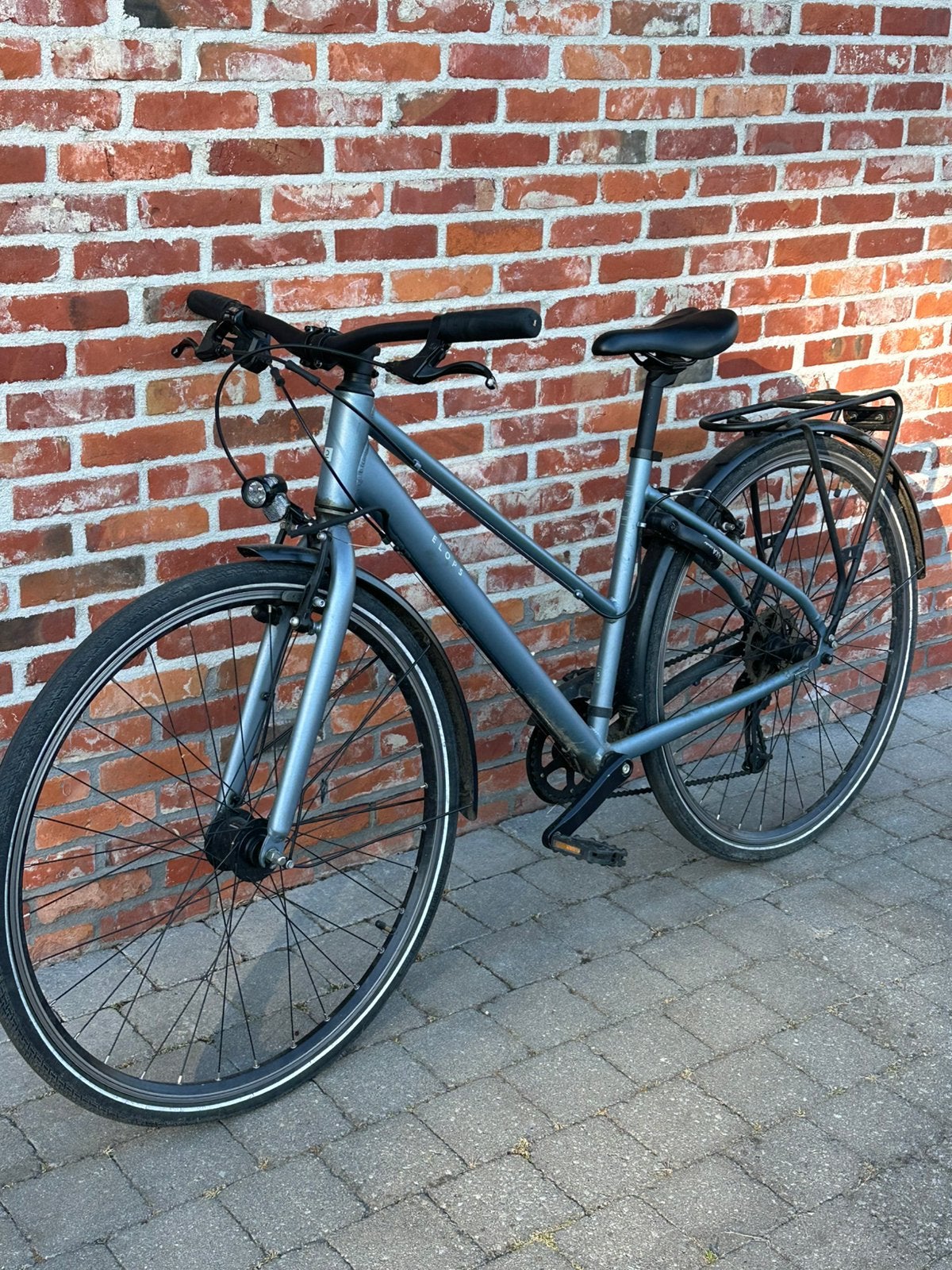Jongensfiets grijs 28 inch, Fietsen en Brommers, Ophalen, Zo goed als nieuw, 28 inch