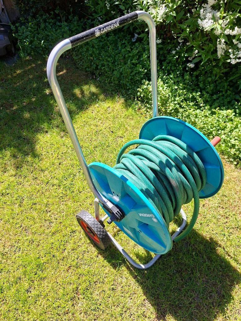 Gardena tuinwagen met tuinslang, Tuin en Terras, Ophalen, Gebruikt, Tuinslang
