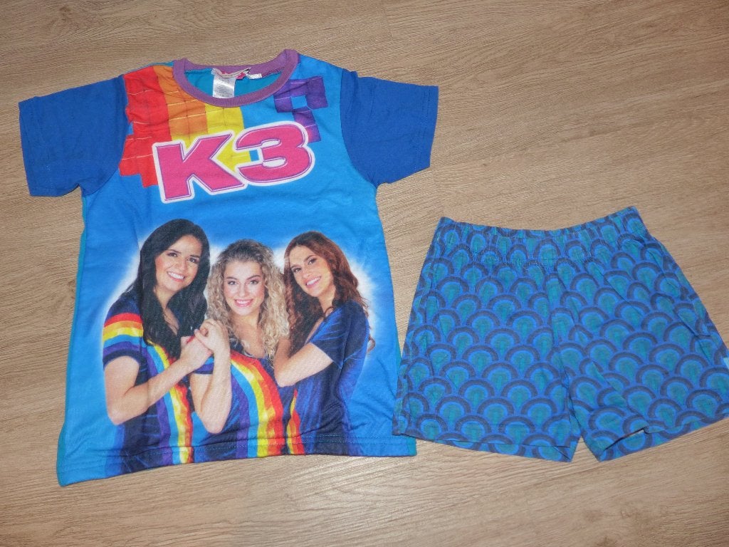 Shortama K3 - meisje - maat 110/116, Kinderen en Baby's, Nacht- of Onderkleding, Meisje, K3, Ophalen of Verzenden