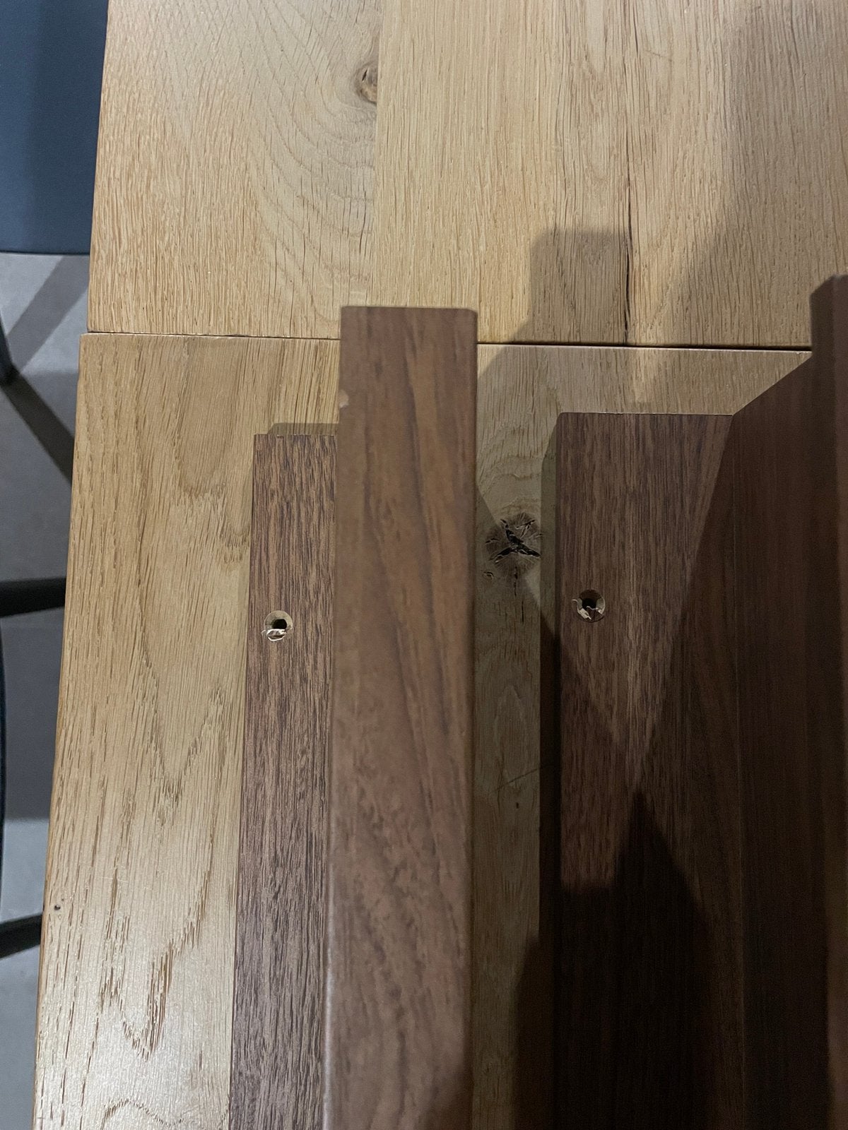 Étagère porte cadre IKEA imitation bois (4 pièces), Enlèvement, Comme neuf, Étagère, Bois