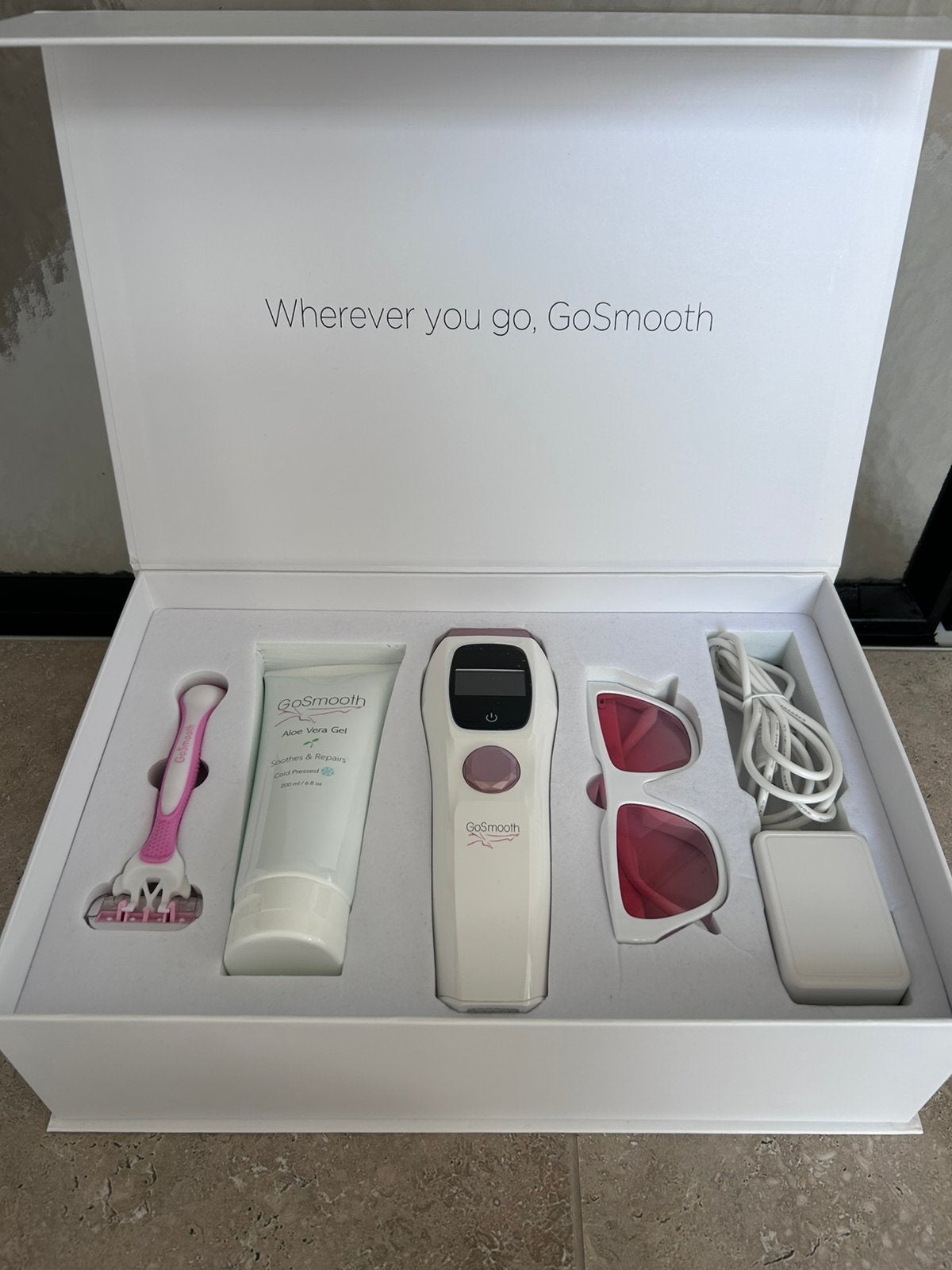 GoSmooth Intense Pulsed Light Kit Pro - laserontharing, Electroménager, Enlèvement, Comme neuf