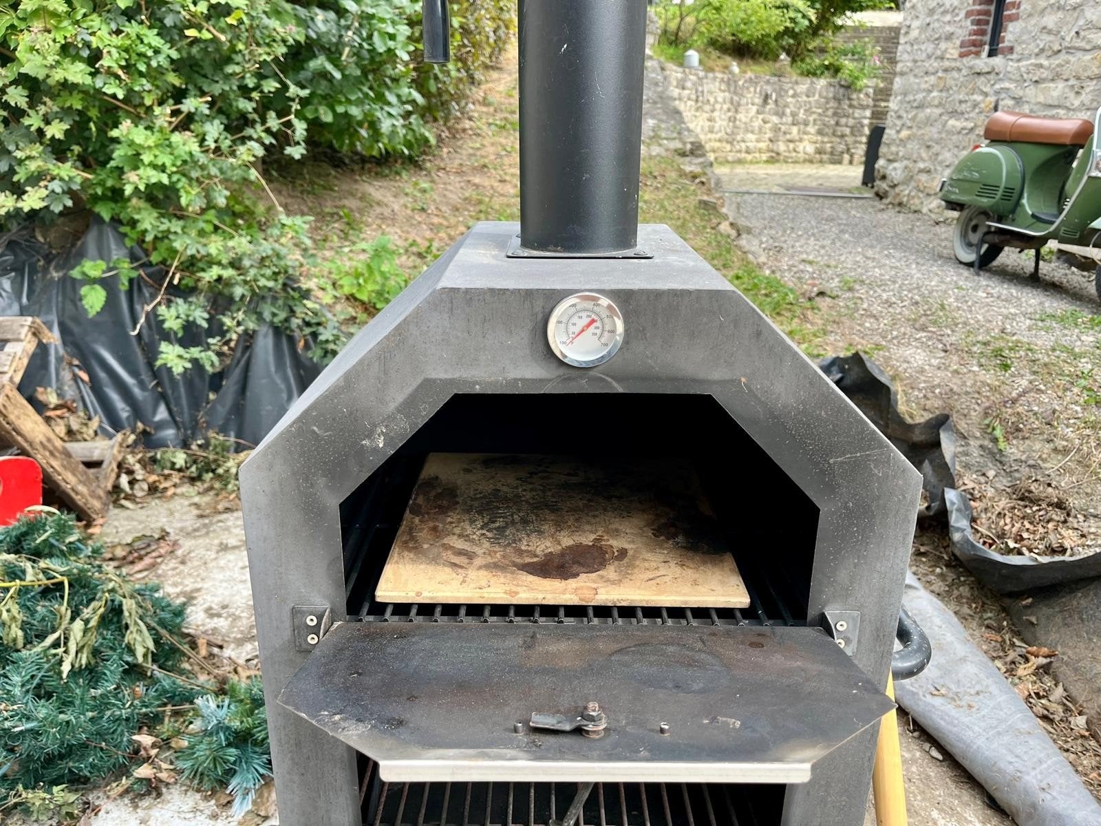 Four à pizza, Enlèvement