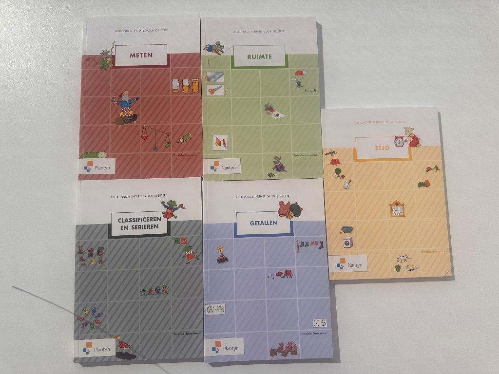 Boekenpakket wiskundige initiatie kleuters, Boeken, Schoolboeken, Ophalen, Nieuw, Wiskunde A, Plantyn