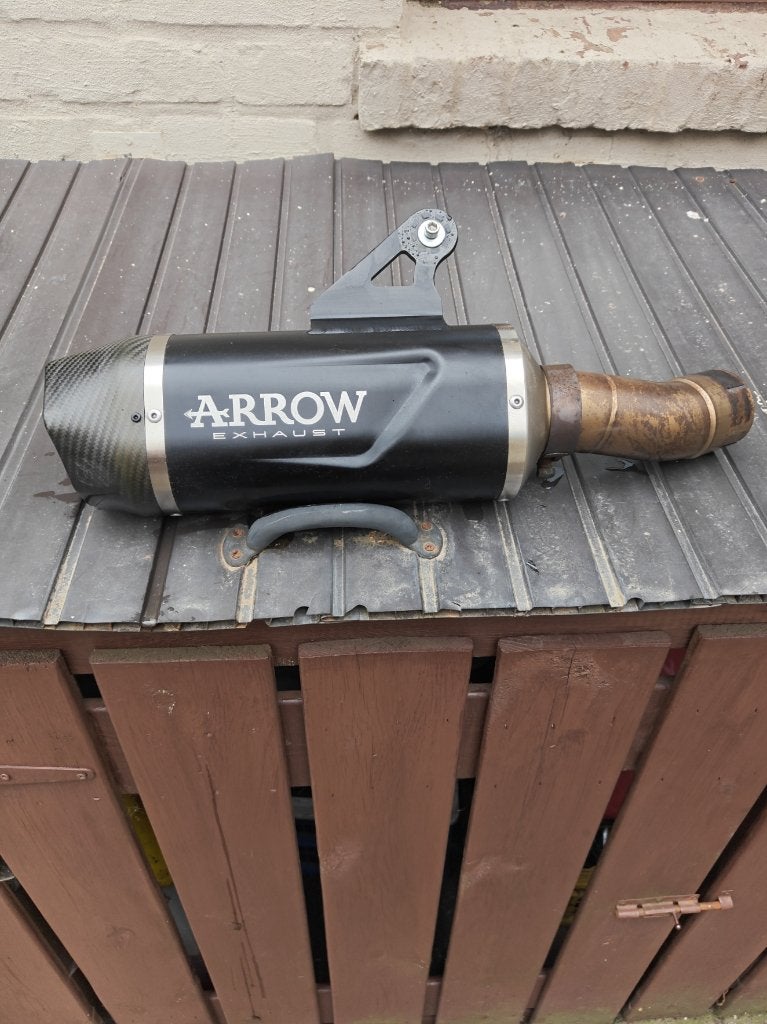 Arrow uitlaatdemper, Motoren, Ophalen of Verzenden, Gebruikt