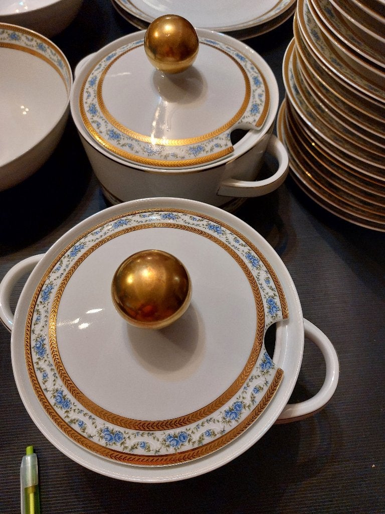 Bavaria Mitterteich 46-delige dinerset, zeldzaam, Ophalen