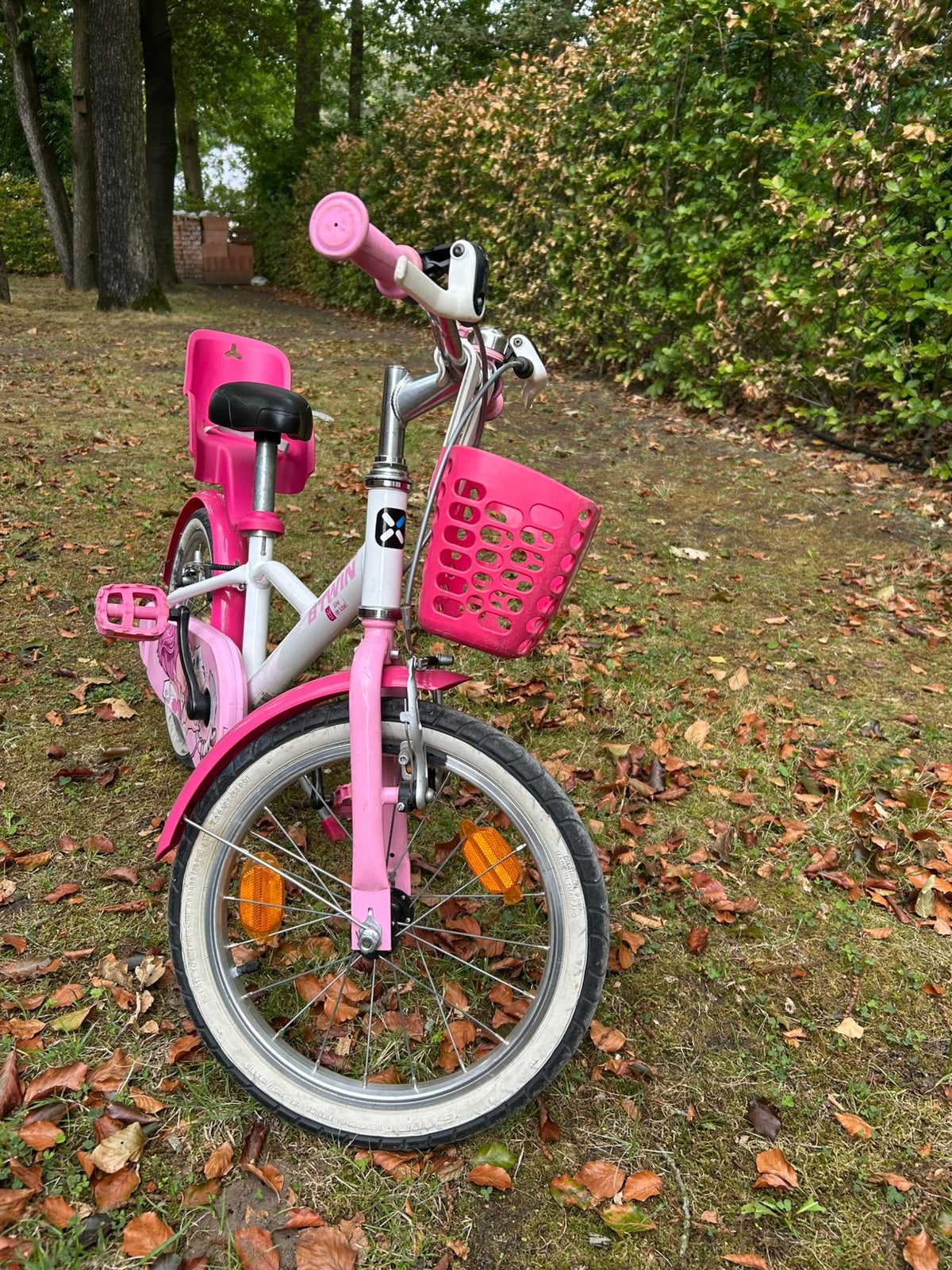 Roze fiets Btwin 16 inch - 4-6 jaar, Ophalen, Gebruikt, 16 inch
