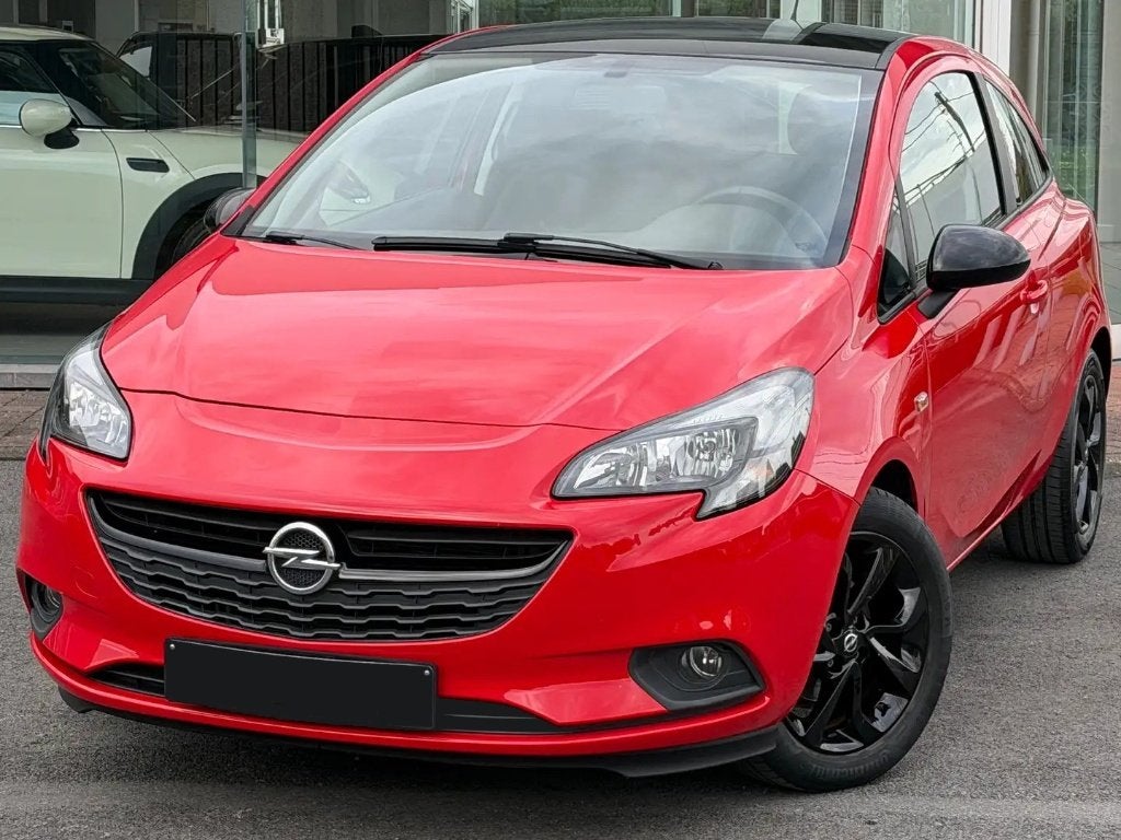 Opel Corsa 1.2i Black Edition, Rouge, Achat, Euro 6, Boîte manuelle