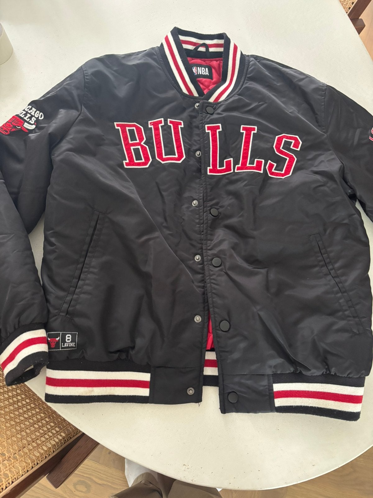 Vintage nba chicago bulls jacket bomber M valt ook als S, Enlèvement ou Envoi