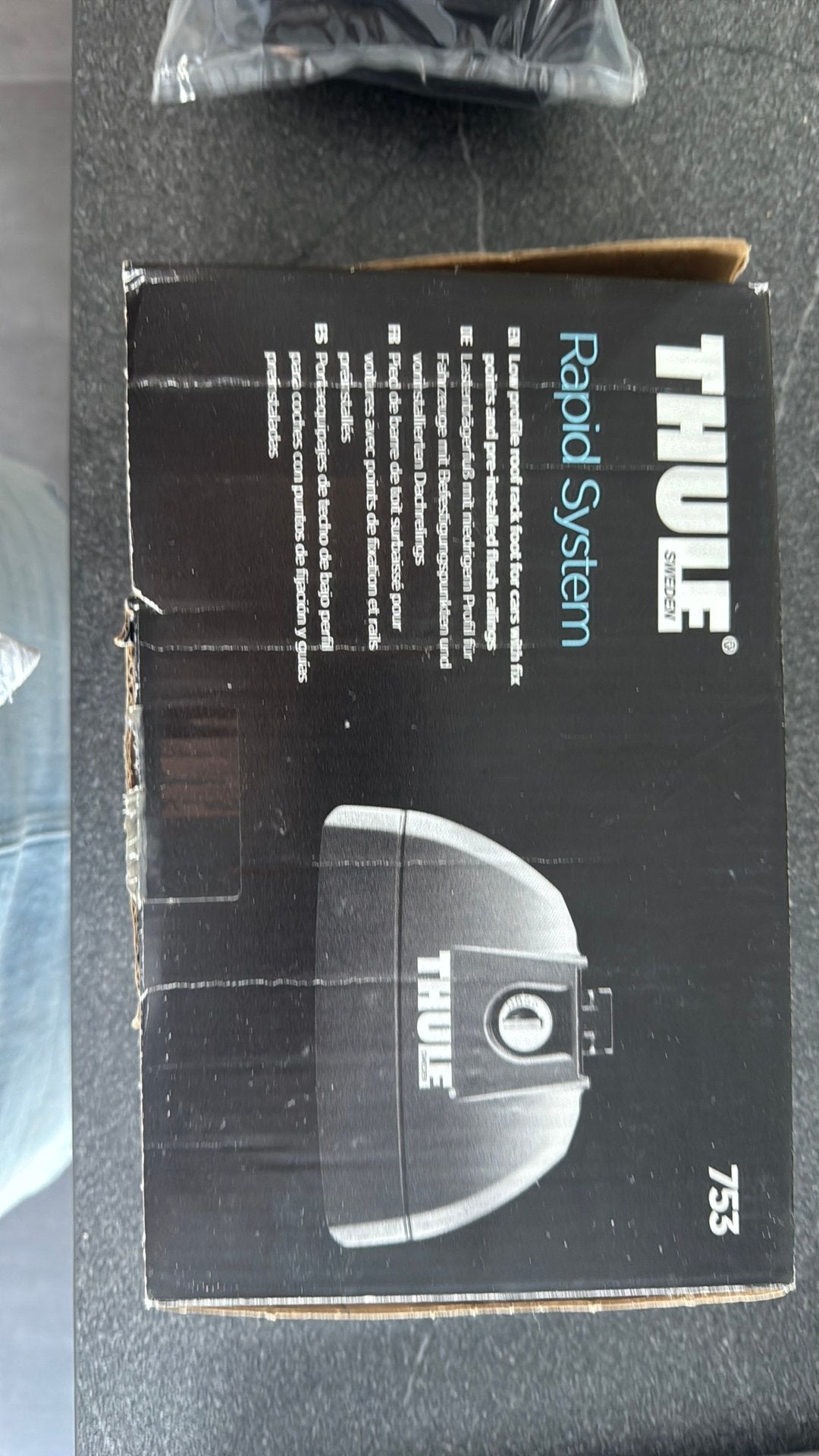 Thule rapid system 753, Autos : Pièces & Accessoires, Autres pièces automobiles, Enlèvement ou Envoi, Utilisé