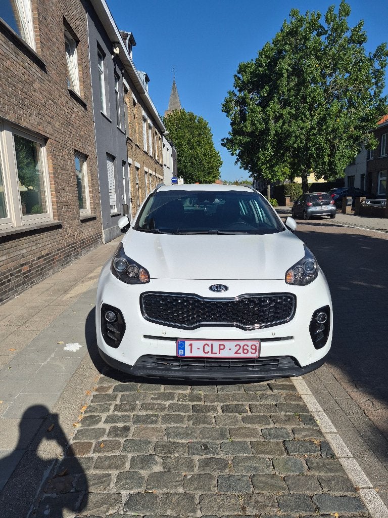Kia Sportage te koop., Auto's, Voorwielaandrijving, 4 cilinders, Leder en Stof, Wit