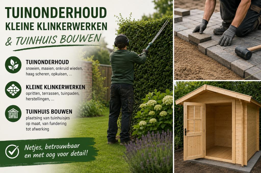 Tuinonderhoud en constructie, Vacatures, Profielen | Man/Vrouw zoekt werk
