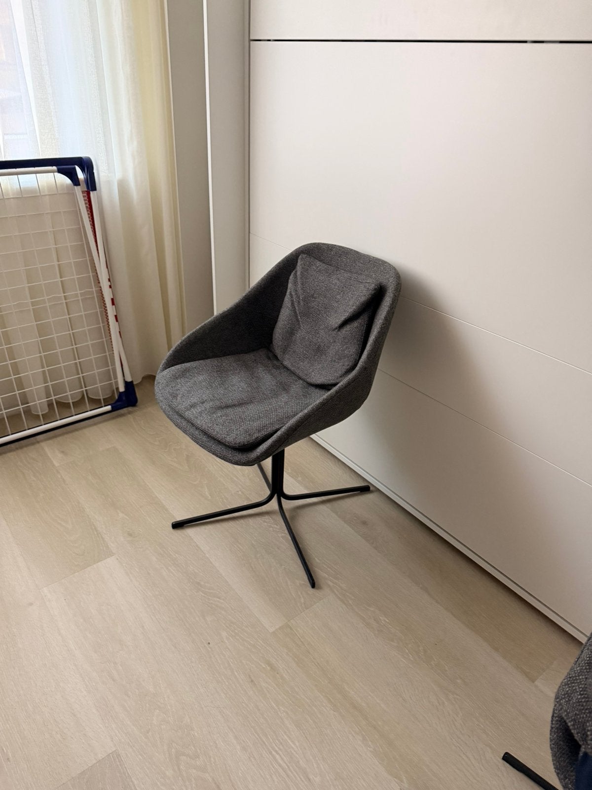 8 Chaises de salle à manger avec fonct. de rot. à 360 degrés, Maison & Meubles, Chaises, Gris, Comme neuf, Enlèvement, Cinq, Six Chaises ou plus