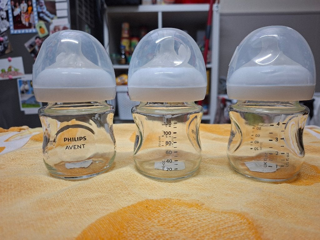 Philips Avent Glazen Fles, Kinderen en Baby's, Babyvoeding en Toebehoren, Ophalen, Zo goed als nieuw, Babyfles, Philips Avent