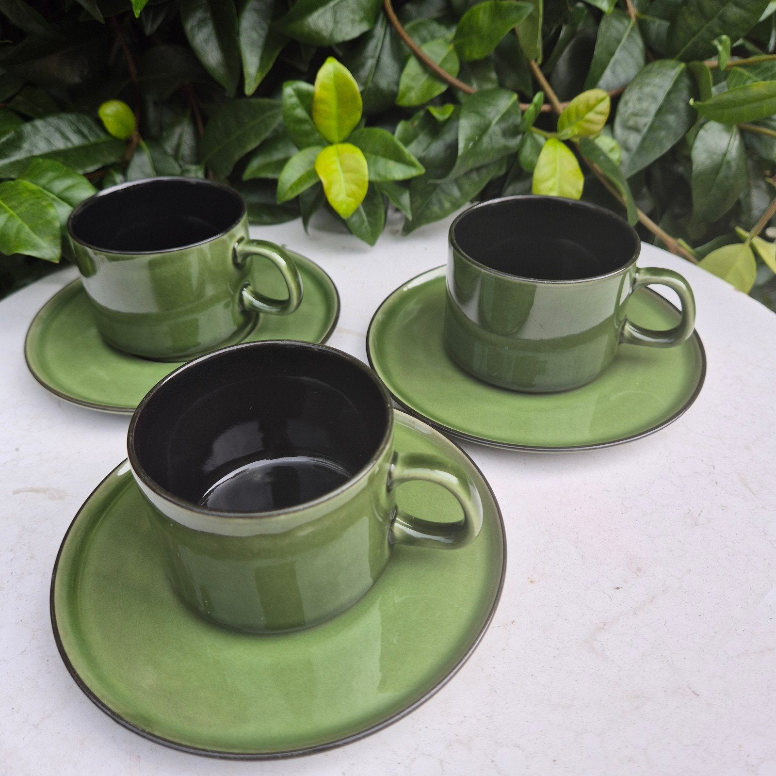 Tasses à café Melitta 3 avec soucoupes, Enlèvement ou Envoi
