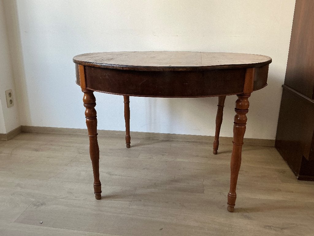 ronde tafel, Ophalen, Gebruikt, Rond, Vier personen