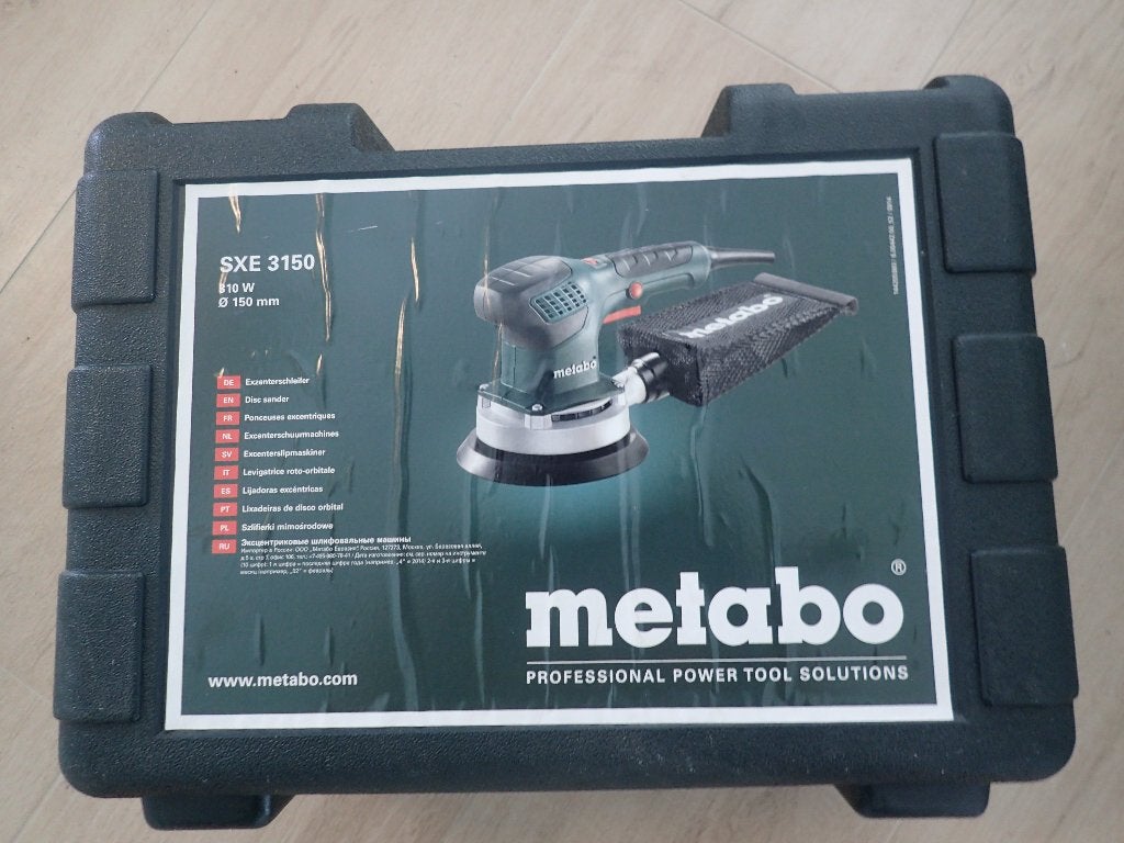 Metabo schuurmachine, Ophalen, Gebruikt, Minder dan 600 watt, Excentrische schuurmachine