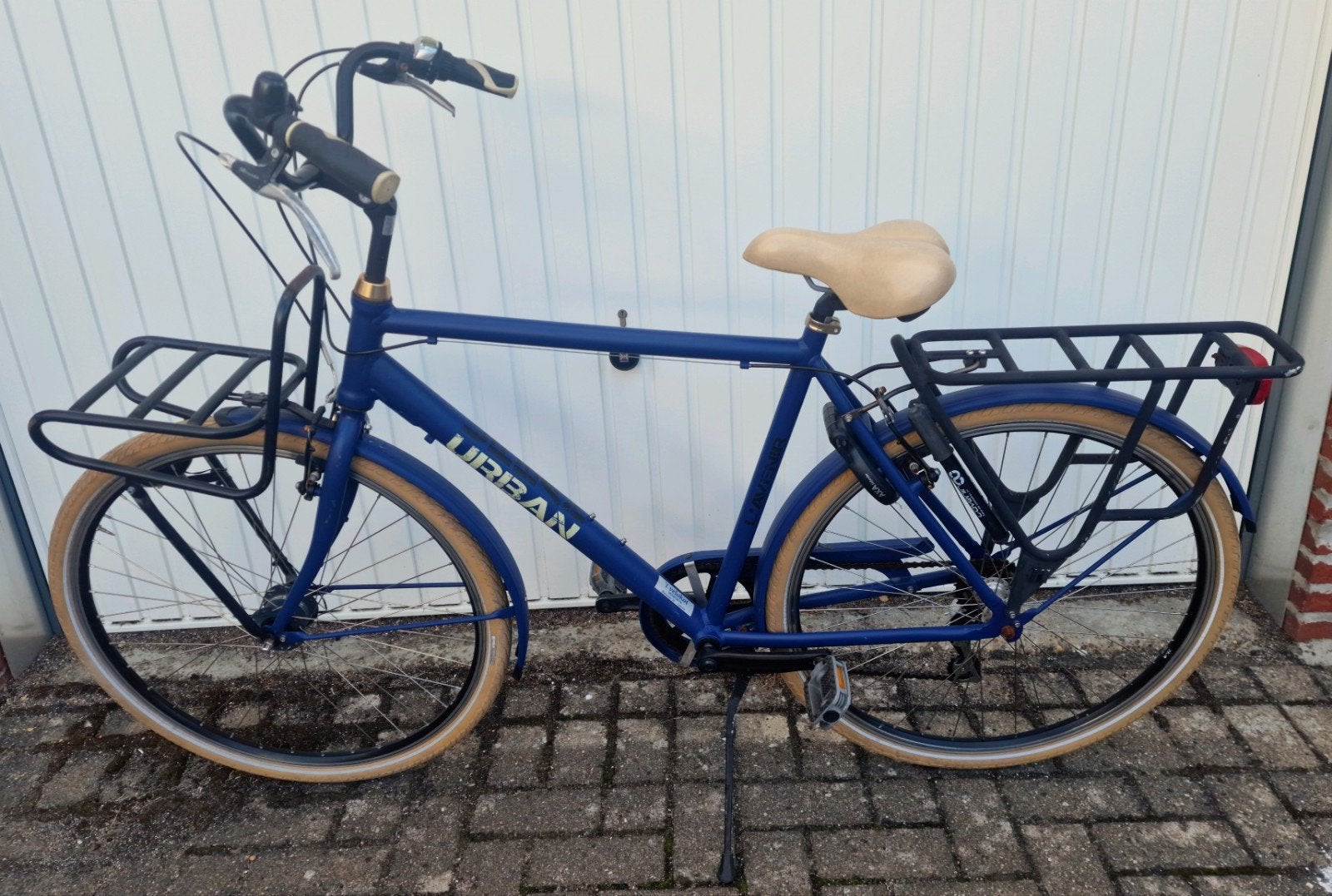 l avenir urban herenfiets in goede staat, Ophalen, Gebruikt, Velgrem, Versnellingen