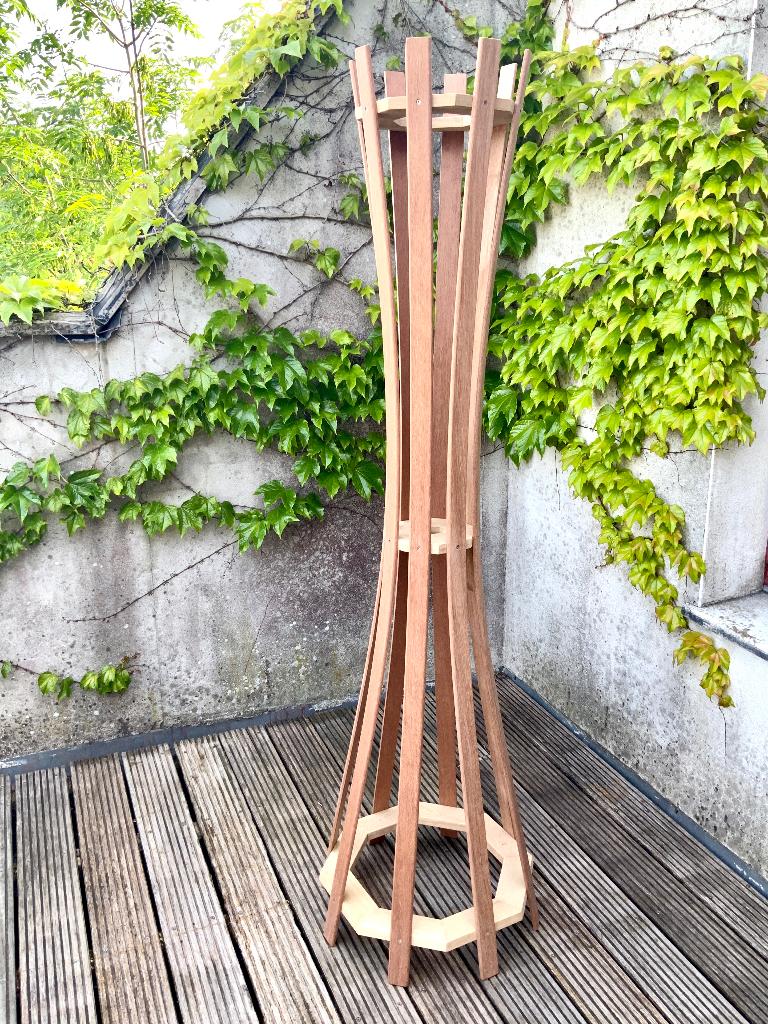 Porte-manteau sur pied en bois massif, Maison & Meubles, Accessoires pour la Maison | Portemanteaux, Neuf, Portemanteau sur pied
