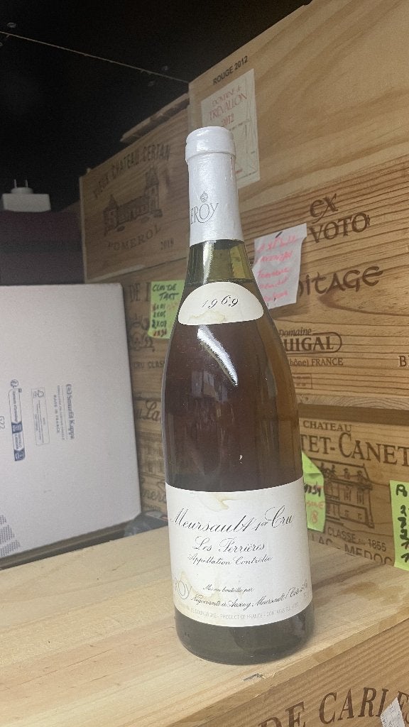 DOMAINE LEROY MEURSAULT PERRIERES 1990 EN 1969, Verzamelen, Wijnen, Verzenden