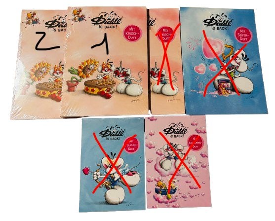 DIDDL - BLOCS IS BACK! Allemand / Deutsch, Enlèvement, Diddl, Comme neuf, Papier, Carte ou Papeterie