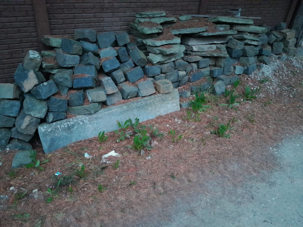 Partij kasseien, Tuin en Terras, Tegels en Klinkers, Ophalen, Gebruikt, 10 m² of meer, Overige typen
