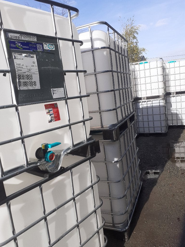 ibc containers, Ophalen, Zo goed als nieuw
