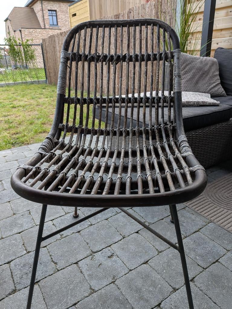 2 tuinstoelen - klein prijsje, Jardin & Terrasse, Chaises de jardin, Enlèvement, Utilisé, Rotin