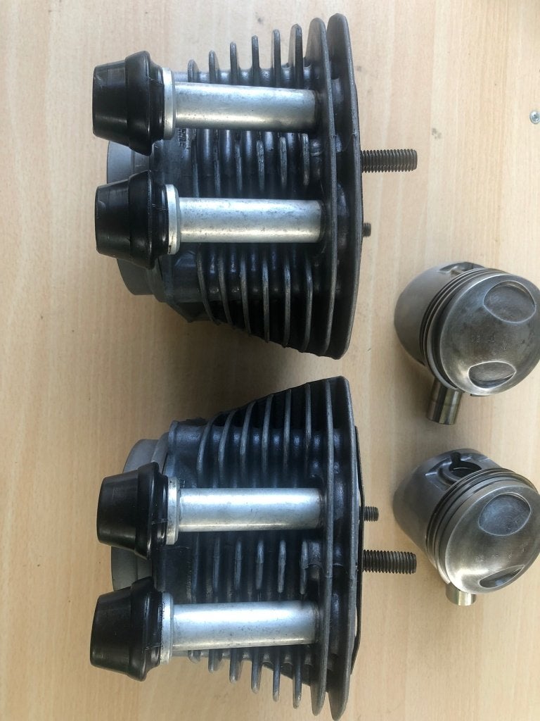 Set gave nikasil cilinders (links+rechts)voor 50pk BMW R65, Ophalen of Verzenden, Gebruikt