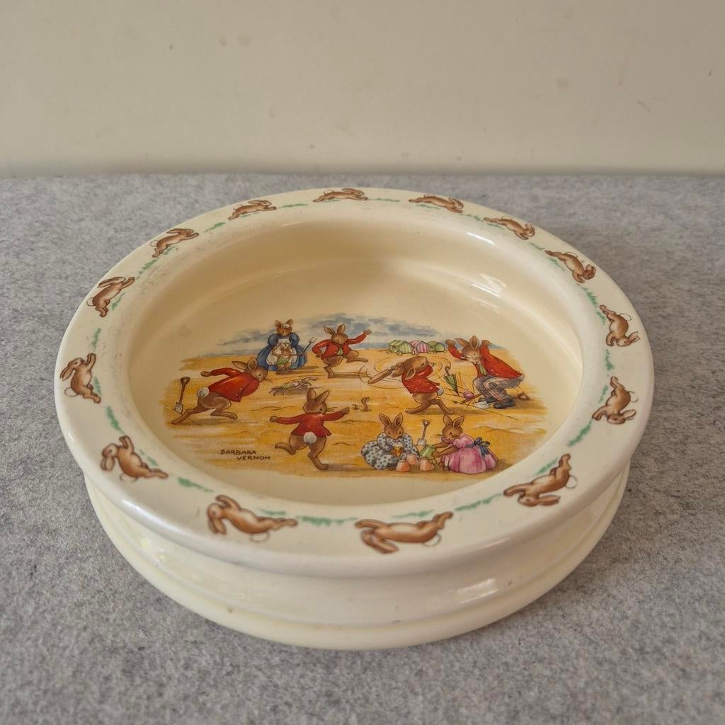 Royal Doulton Bunnykins England bowl, ontwerp Barbara Vernon, Ophalen of Verzenden