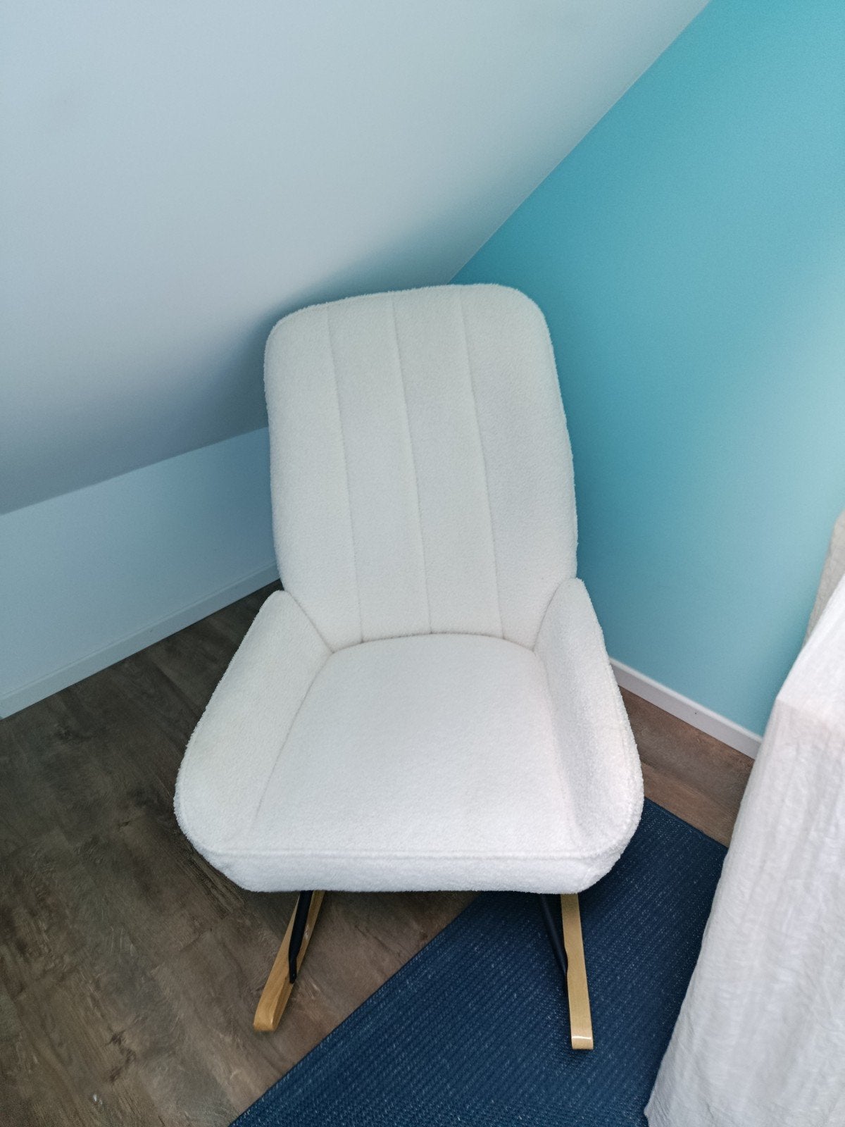 chaise à bascule, Enlèvement, Comme neuf, Bois