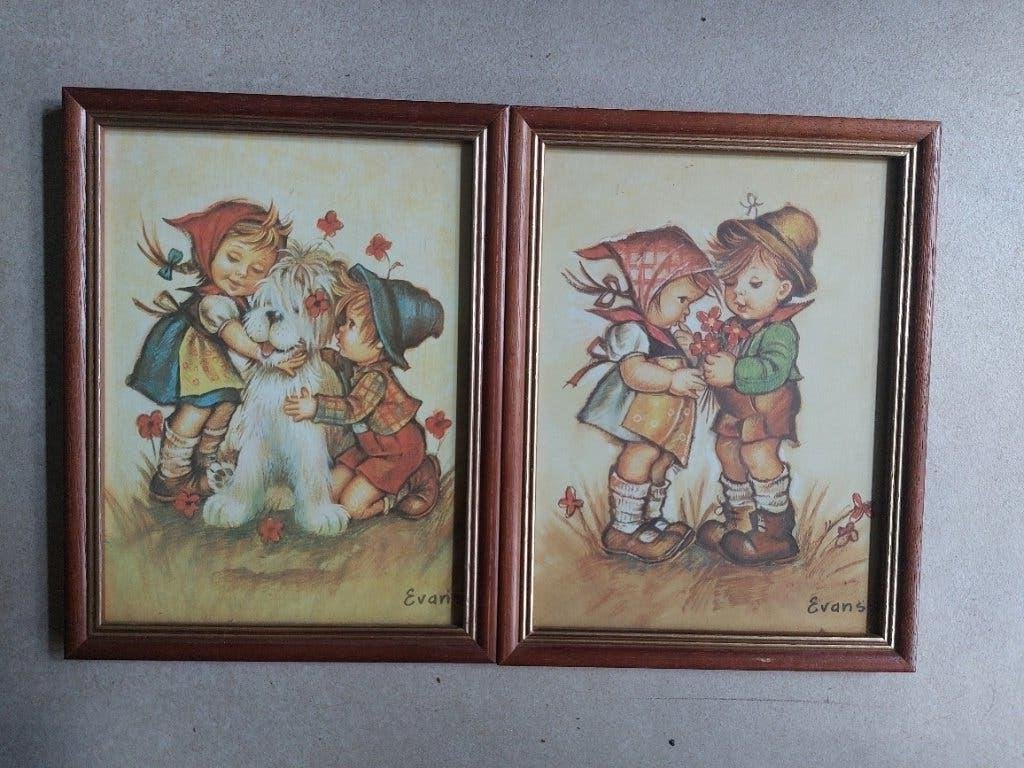HUMMEL SCHILDERIJEN, Enlèvement ou Envoi, Reproduction, Impression/reproduction, Signé