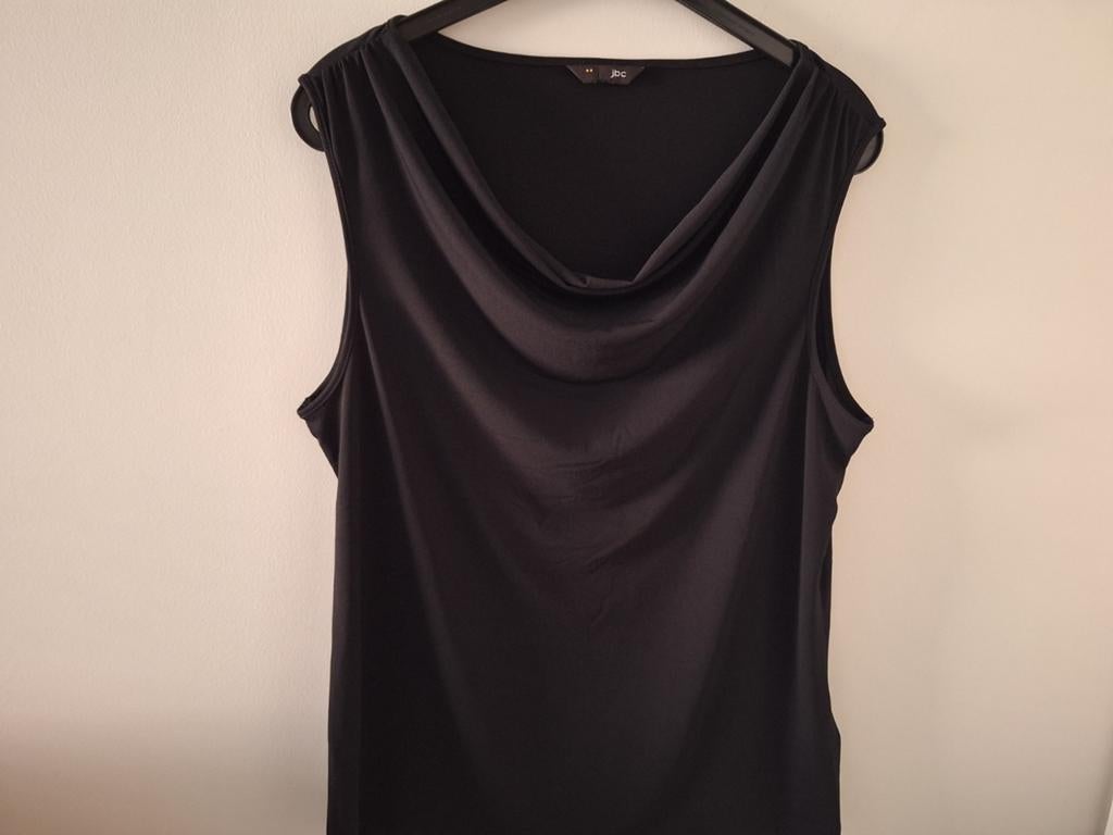 Zwart blousje large als nieuw, Kleding | Dames, Topjes, Ophalen of Verzenden, Zwart