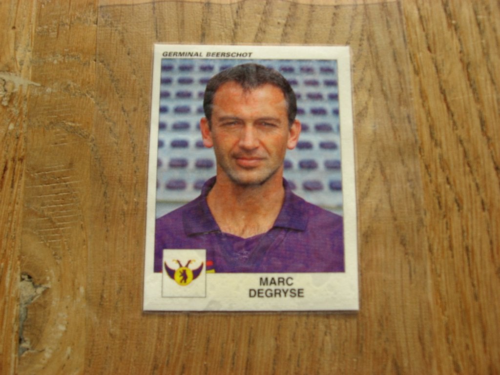 Football 2001 Panini Sticker Germinal Beerschot Marc Degryse, Ophalen of Verzenden, Nieuw, Sticker