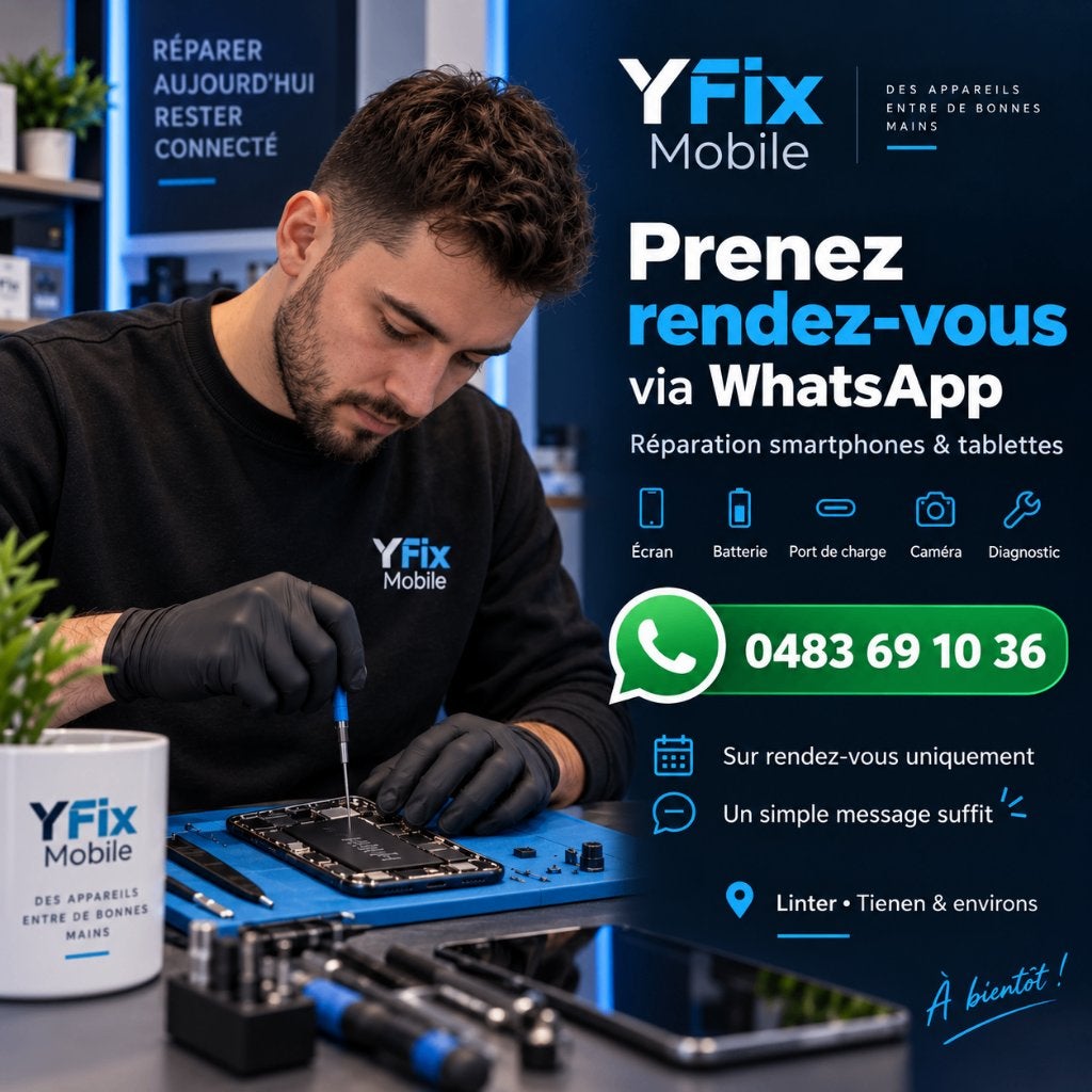 Smartphone/tablet reparatie — Linter — Op afspraak, Ophalen, Nieuw