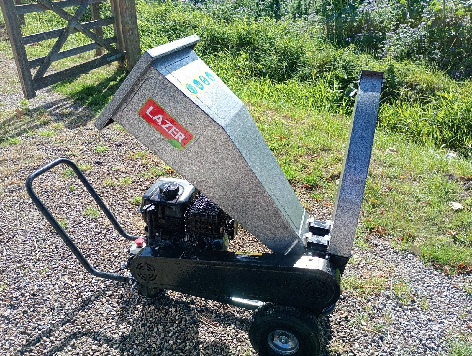 lazer 7pk hakselaar, Tuin en Terras, Hakselaars, Ophalen, Gebruikt, Benzine, Lazer