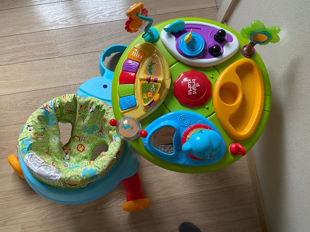 BRIGHT STARTS Speeltoestel 3in1, Kinderen en Baby's, Speelgoed | Babyspeelgoed, Ophalen, Gebruikt, Met geluid