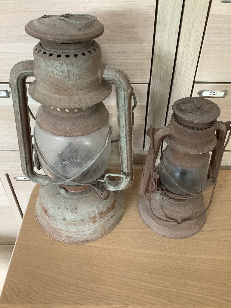 Anciennes lampes tempête Wilba et  Gremlin, Collections, Enlèvement ou Envoi, Autres, Autres types