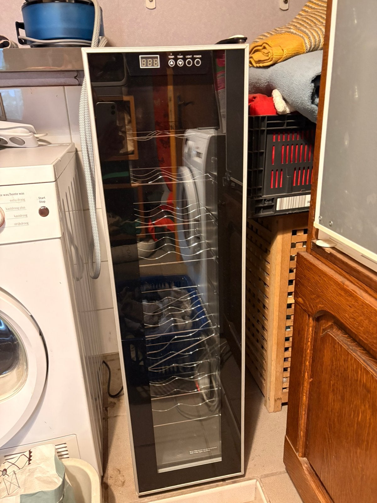 Wijnkoelkast, Elektronische apparatuur, Ophalen, Gebruikt, Zonder vriesvak