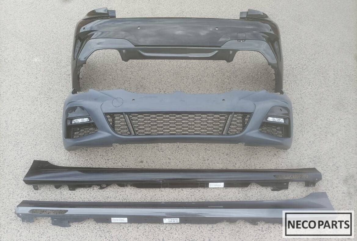 BMW 3 SERIE G20 G21 M PAKKET BUMPER ZIJSKIRTS ORIGINEEL, Gebruikt, -, Ophalen of Verzenden, Achter