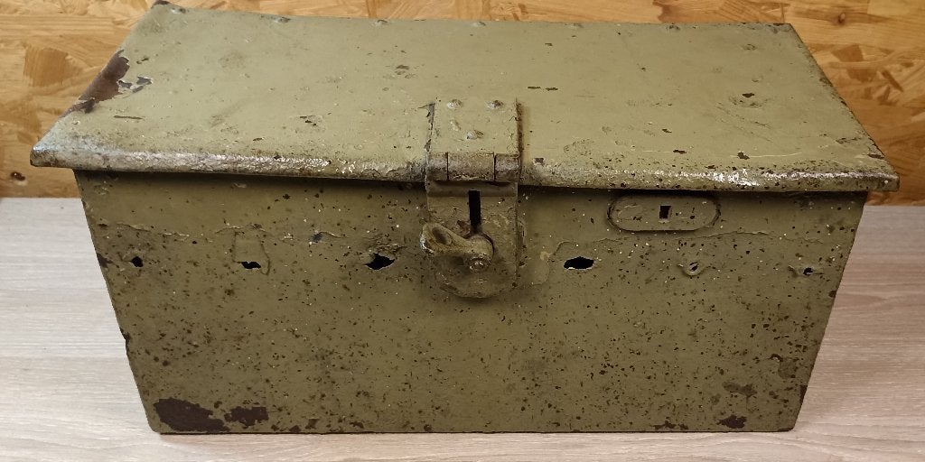 Caisse Française Mitrailleuse Hotchkiss Mle-MG 257(f) ww2, Verzenden, Landmacht, Overige typen