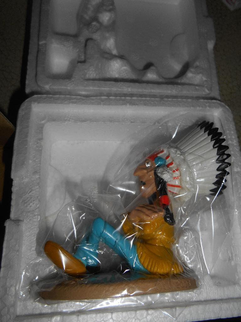 Chef Indien en résine coll Lucky Luke, Collections, Enlèvement ou Envoi