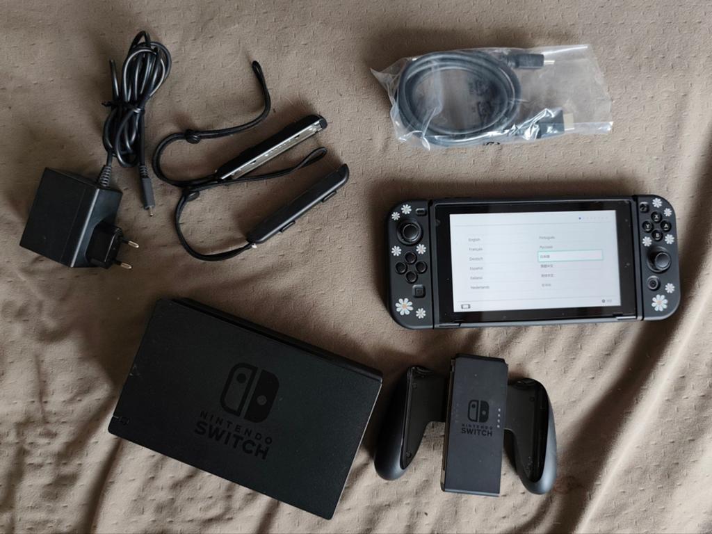 Nintendo Switch v2 complete set + accessoires + in doos, Enlèvement