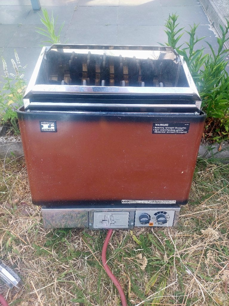 Finse sauna 3-4 personen, Enlèvement, Utilisé, Finlandais ou Traditionnel, Sauna complet