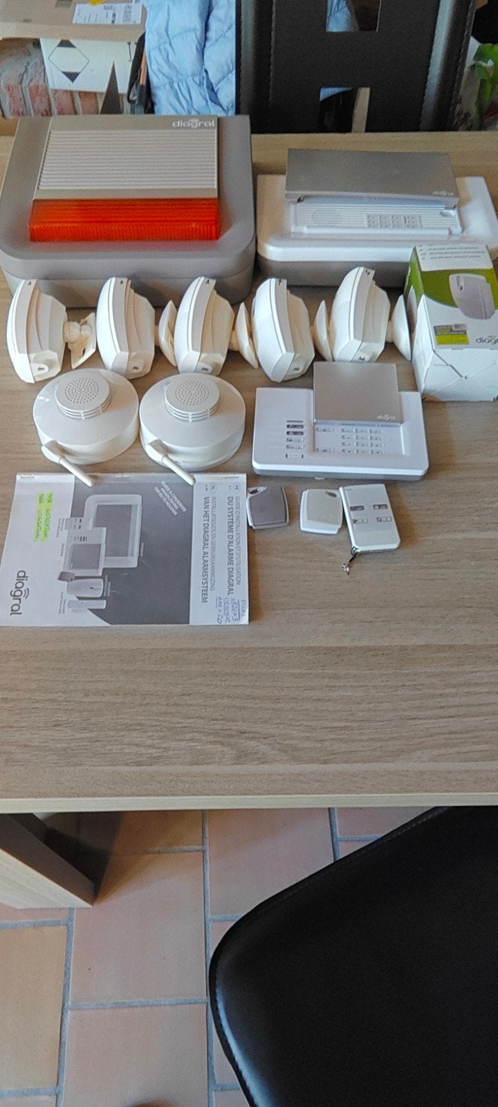 système d'alarme Diagral, Sans fil, Mouvement, Comme neuf, Enlèvement