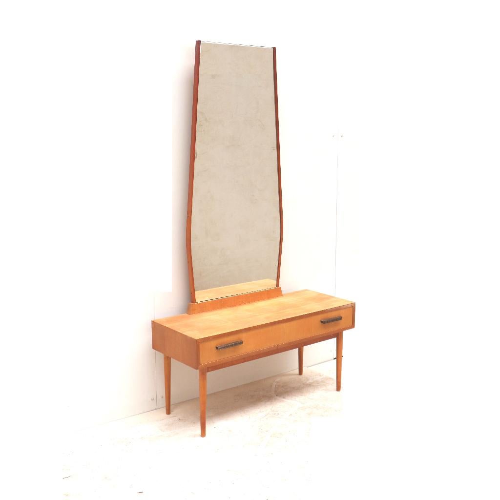 Vintage kaptafel spiegel jaren '60 '70 midcentury design, Maison & Meubles, Tables | Coiffeuses, Envoi